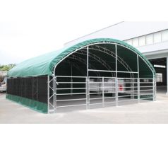 Přístřešek pro zvířata 10 m x 10 m, 650 až 900 g/m2