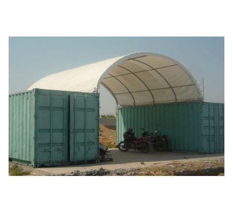 Přístřešek na kontejnery 6 × 6 × 2 m, 750 g/m2