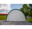 Plachtová hala šířka: 6,1 m, délka: 12,8 m, výška: 3,66 m, PVC 900g/m2 ZELENÁ