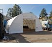 Plachtová hala šířka: 9,15 m, délka: 12 m, výška: 4,5 m, PVC 900g/m2, BÍLÁ, vratový naviják