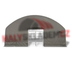 Čelní zipová stěna pro přístřešek šířky 8 m, 900 g/m2 zelená