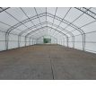 Plachtová hala šířka: 15,25 m, délka: 43,92 m, výška: 7,01 m, rozteč oblouků 2,44 m, PVC 900 g/m2 BÍLÁ
